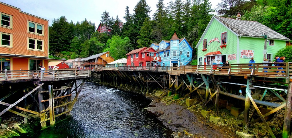 Creek Street in Ketchikan Alaska